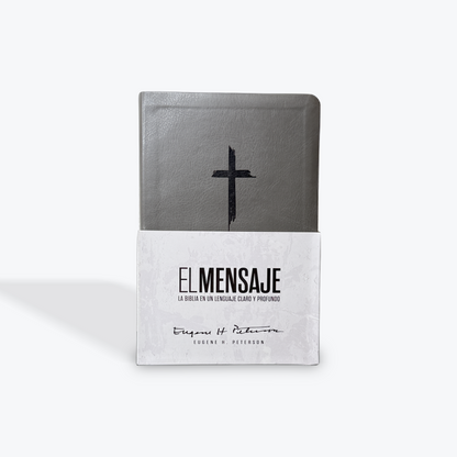 Biblia El Mensaje (SentiPiel, Gris): La Biblia en un lenguaje claro y profundo (Spanish Edition)