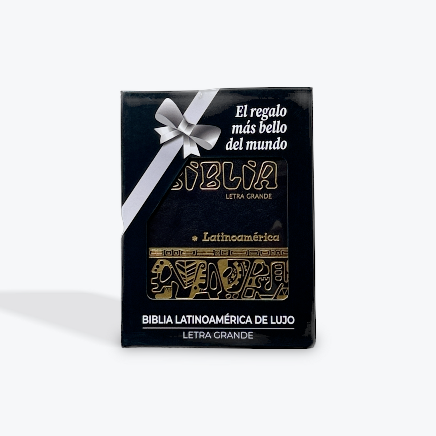 La Biblia Latinoamérica de Lujo Negra, Letra Grande, Imitación piel, Cierre e Índice