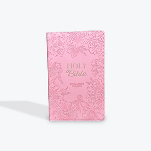 KJV Blossom Pink Faux Leather Gift Edition Bible