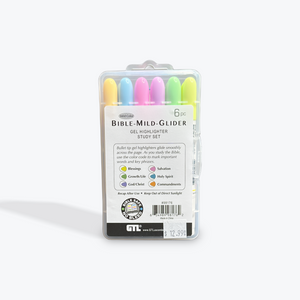 Bible-Mild-Glider Gel Highlighter Kit - Set of 6