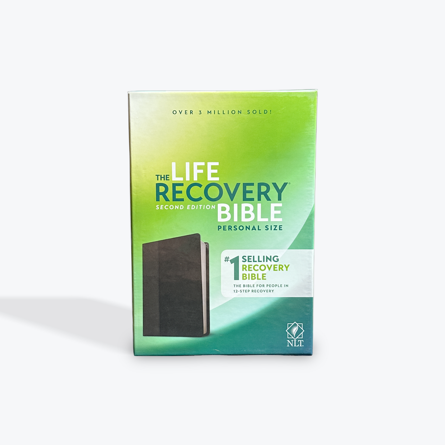 NLT Life Recovery Bible, Second Edition, Personal Size (LeatherLike, Black/Onyx)