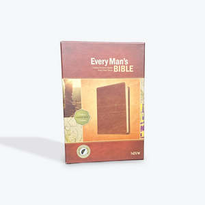 NIV Every Man’s Bible, Deluxe Journeyman Edition Tan Leatherlike with Index
