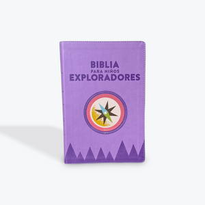 RVR 1960 Biblia Para Niños Exploradores, Lavanda Compás Símil Piel