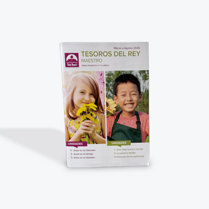 Tesoros del Rey, Maestro (Principiantes 5 y 6 años) Mar 2026 a Ago 2026- Incluye Ayuda Visual