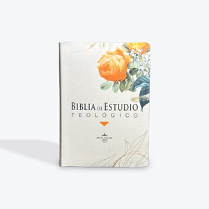 RVR60 Biblia de Estudio Teologico Naranja con Indice