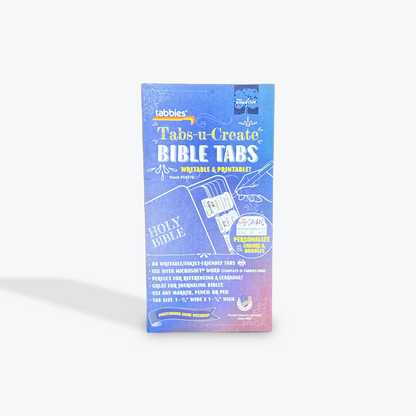 Tabs-u-Create Bible Indexing Tabs, 80 Writable/Inkjet-Friendly Tabs