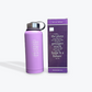 Stainless Steel Water Bottle I Know the Plans Purple - Jeremiah 29:11 (32 oz)