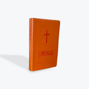 Biblia El Mensaje SentiPiel Naranja