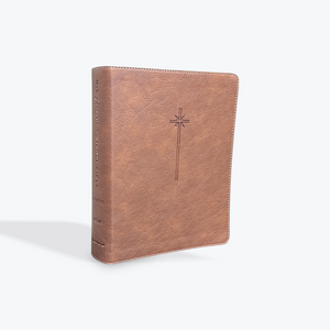 NIV Journal the Word Bible (Perfect for Note-Taking), Leathersoft, Brown, Red Letter, Comfort Print: Reflect, Take Notes, or Create Art Next to Your Favorite Verses Imitation Leather