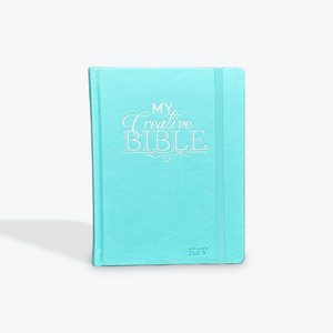 KJV My Creative Bible Teal Faux Leather Hardcover