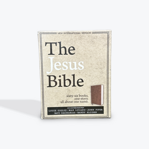 NIV The Jesus Bible Brown Leathersoft