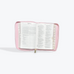 RVR1960 Biblia Letra Gigante Tamaño Manual con Referencias 14 Pts Malva Simil Piel con Cierre y Indice