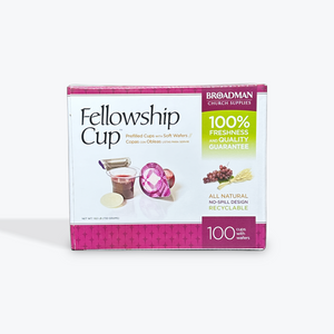 Copas de comunión precargadas Fellowship Cup, caja de 100