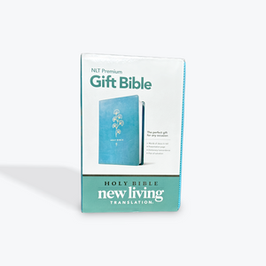 NLT Premium Gift Bible Teal LeatherLike