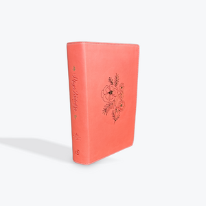 RVR1960 Biblia Devocional Mujer Verdadera Letra Grande Duotono Coral (Spanish Edition)