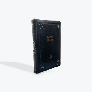 RVR1960 Biblia de Estudio Arcoíris Negro Simil Piel con Indice y Cierre