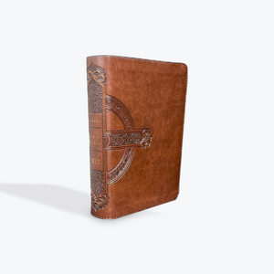 NLT Compact Giant Print Bible, Filament-Enabled Edition Mahogany with Index