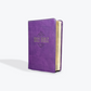 KJV Purple Faux Leather Large Print Compact Bible