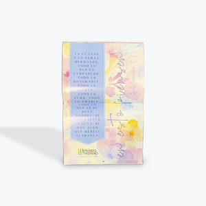 Calendario Biblico 2027 en Español - Habitos Para Una Vida Abundante Estilo Floral Lila