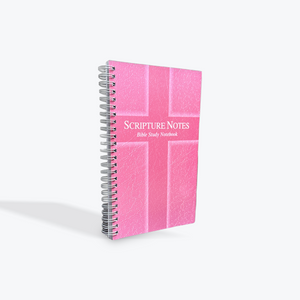 Scripture Notes Bible Study Notebook - Rose