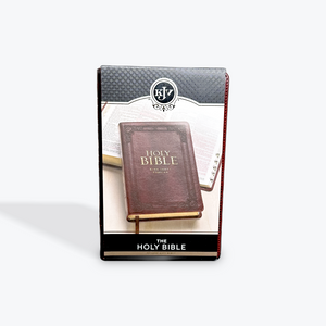 KJV Saddle Tan Faux Leather DeluxeGift Bible with Index