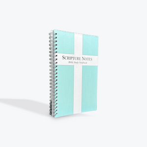 Scripture Notes Bible Study Notebook - Teal