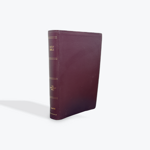 Amplified Holy Bible Large Print: Captures the Full Meaning Behind the Original Greek and Hebrew Burgundy Bonded Leather