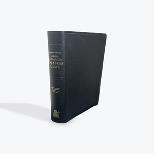 RVR1960 Biblia de Estudio Palabra Clave Hebreo a Griego Piel Especial Color Negro 