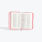 RVR60 Santa Biblia con Ilustraciones Cierre e Indice Rosa