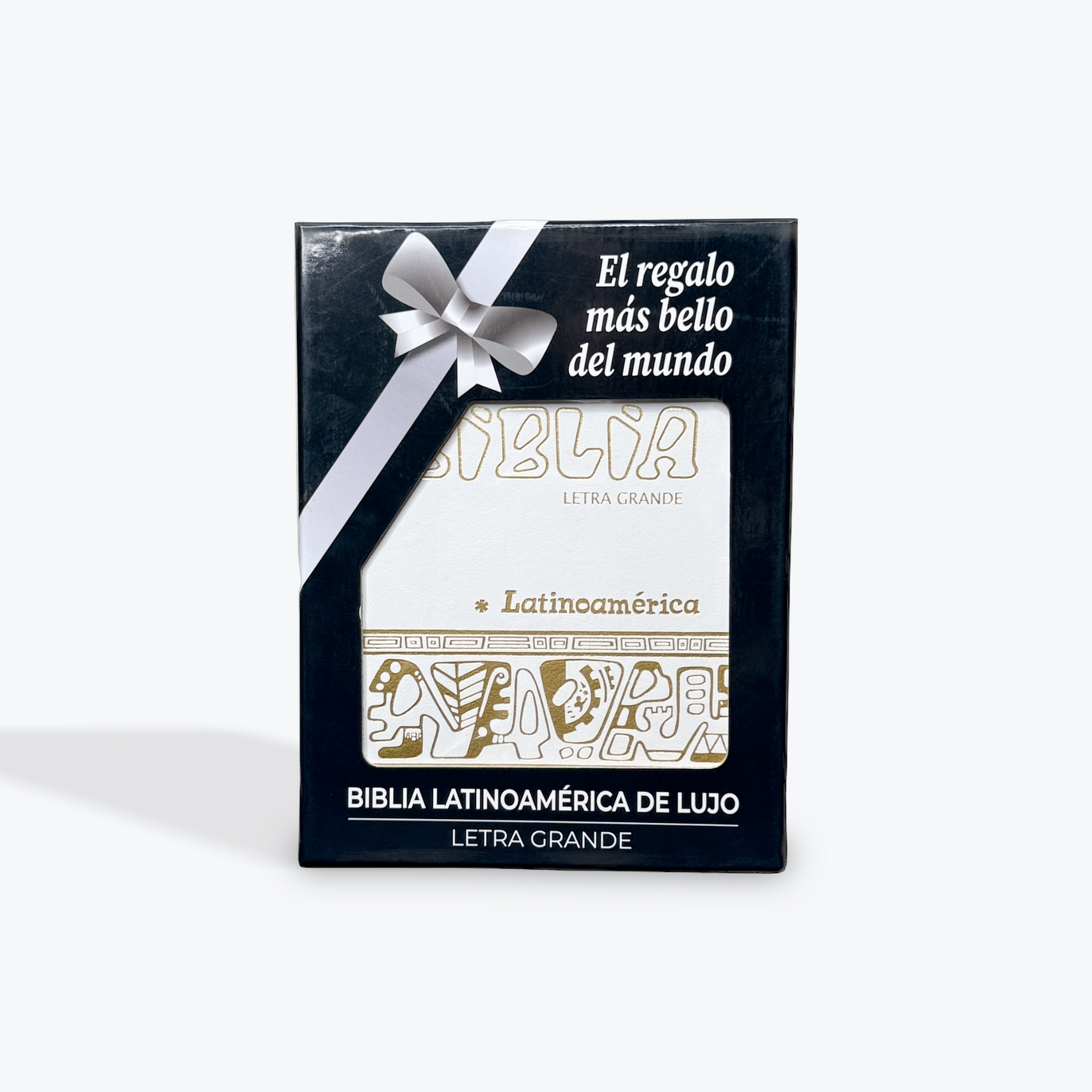 La Biblia Latinoamérica de Lujo Blanca, Letra Grande, Imitación piel
