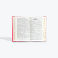 KJV Pink Faux Leather Deluxe Gift Bible with Thumb Index