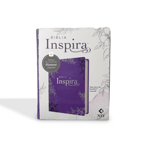 NTV Biblia Inspira con Filament, LeatherLike Hardcover, Lavender