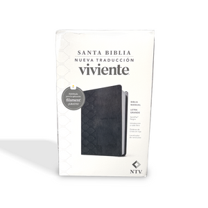 NTV Biblia manual, letra grande con Filament, LeatherLike, Black, Red Letter