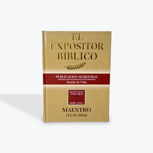 15018 Expositor Maestro Tela (Tapa Dura) 1-2026