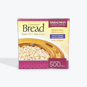 Hard Communion Bread 500 Pieces Traditional Unleavened - Ready to Serve