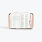 RVR1960 Biblia Letra Gigante Tamaño Manual con Referencias Rosa Perla Simil Piel con Cierre y Indice