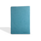 NTV Biblia ultrafina, letra grande con Filament, LeatherLike, Tranquil Blue, Red Letter