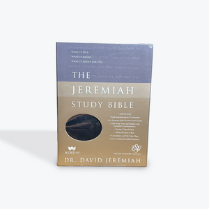 ESV The Jeremiah Study Bible Black Leatherluxe