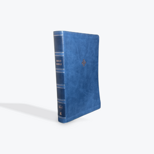 NKJV Super Giant Print Reference Bible Blue Leathersoft