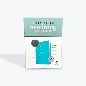 NLT Compact Giant Print Bible, Filament-Enabled Edition Teal with Index
