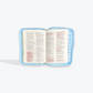 RVR60 Santa Biblia con Ilustraciones Cierre e Indice Azul Pescaditos