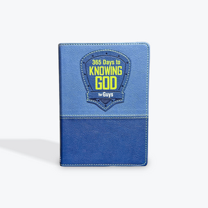 365 Days to Knowing God for Guys Devotional - Faux Leather Edition