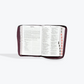 RVR1960 Biblia Letra Gigante Tamaño Manual con Referencias Marron/Caoba Simil Piel con Cierre y Indice