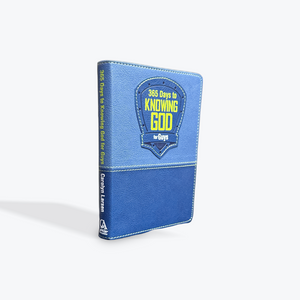 365 Days to Knowing God for Guys Devotional - Faux Leather Edition