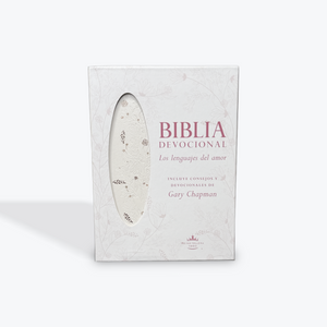 RVR60 Biblia Devocional Los Lenguajes del Amor por Gary Chapman Oro Rosa
