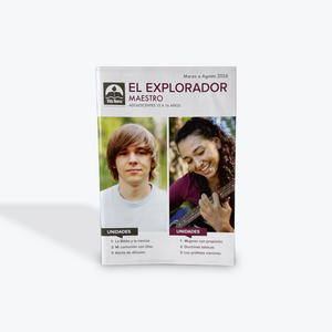 El Explorador, Maestro (Adolescentes 13 a 16 años) Mar 2026 a Ago 2026