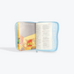 RVR60 Santa Biblia Ilustrada Cierre e Indice Azul y Verde Ovejitas SentiPiel