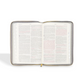 NTV Biblia ultrafina, letra grande de zíper con Filament, LeatherLike, Indexed, Gray, Red Letter