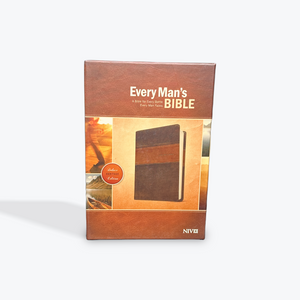 NIV Every Man’s Bible Deluxe Heritage Edition Brown Tan TuTone Leatherlike