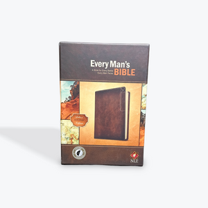 NLT Every Man’s Bible, Deluxe Explorer Edition Brown Leatherlike with Index